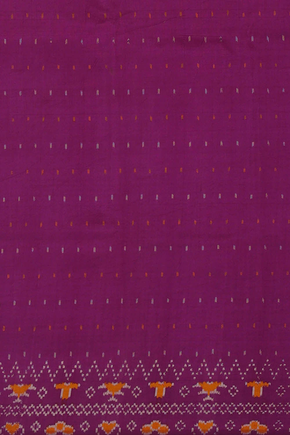 Image of Printed Kalamkari Red Saree